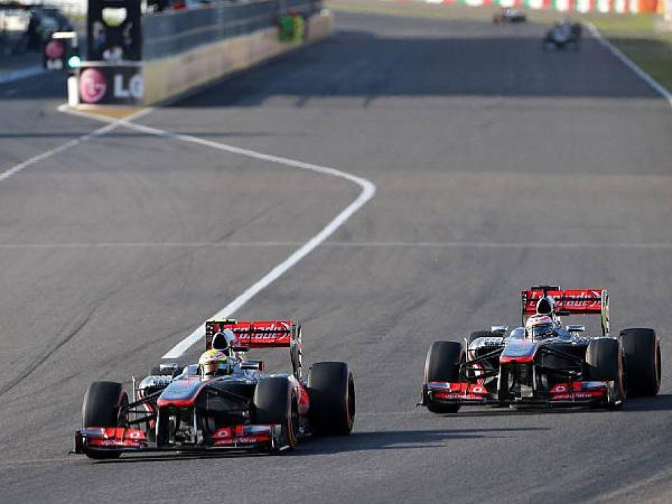 Sergio Perez, Jenson Button