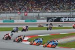 Alex Rins vor Alex Marquez 