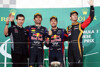 Bild zum Inhalt: Renault bejubelt zweiten Formel-1-Dreifachsieg in Folge
