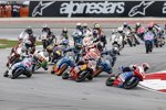 Start des Moto3 Rennens in Sepang