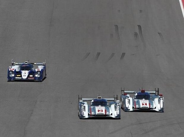 Tom Kristensen, Loic Duval, Allan McNish, Marcel Fässler, Benoit Treluyer, Anthony Davidson, Sebastien Buemi, Stephane Sarrazin Tom Kristensen, Loic Duval, Allan McNish, Marcel Fässler, Benoit Treluyer, Anthony Davidson, Sebastien Buemi, Stephane Sarrazin