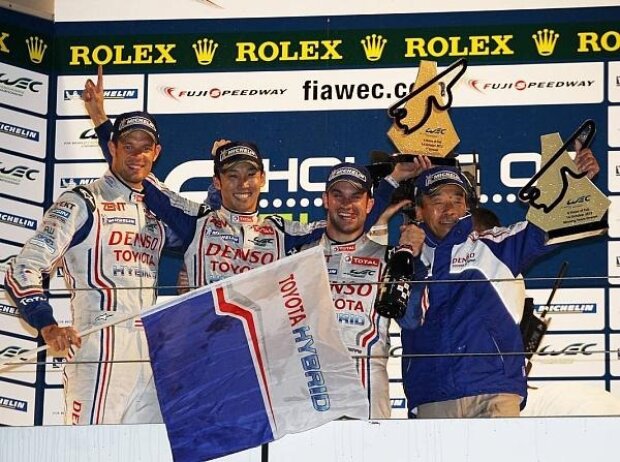 Alexander Wurz, Kazuki Nakajima, Nicolas Lapierre