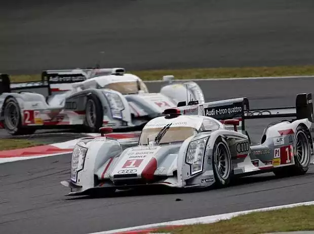 Andre Lotterer, Benoit Treluyer, Marcel Fässler Titel-Bild zur News: Andre Lotterer, Benoit Treluyer, Marcel Fässler
