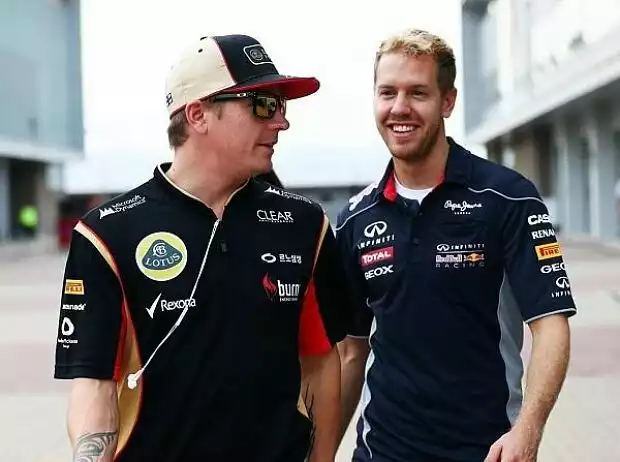 Sebastian Vettel, Kimi Räikkönen Titel-Bild zur News: Sebastian Vettel, Kimi Räikkönen