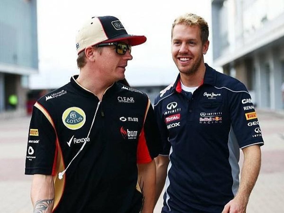 Sebastian Vettel, Kimi Räikkönen