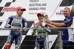 Jorge Lorenzo und Valentino Rossi (Yamaha) 