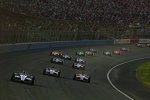 Will Power (Penske), Sebastien Bourdais (Dragon) und Marco Andretti (Andretti) 