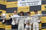 Ernest Knoors, Roberto Merhi (HWA-Mercedes), Timo Glock (MTEK-BMW) und Bruno Spengler (Schnitzer-BMW) 
