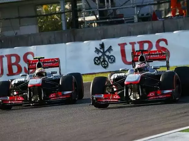 Sergio Perez, Jenson Button Titel-Bild zur News: Sergio Perez, Jenson Button