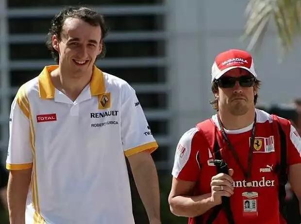 Fernando Alonso, Robert Kubica Titel-Bild zur News: Fernando Alonso, Robert Kubica
