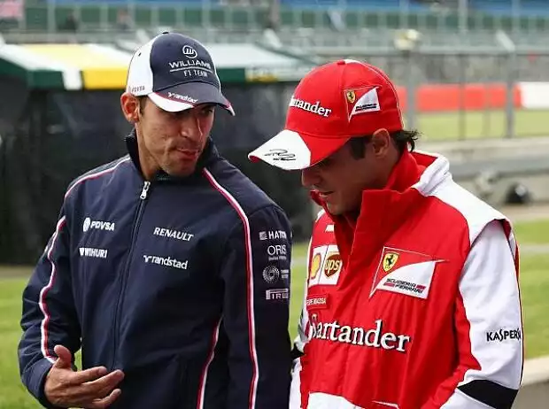 Titel-Bild zur News: Pastor Maldonado, Felipe Massa