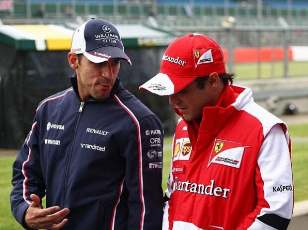 Titel-Bild zur News: Pastor Maldonado, Felipe Massa