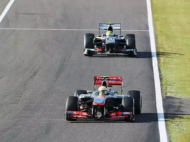 Sergio Perez, Esteban Gutierrez Titel-Bild zur News: Sergio Perez, Esteban Gutierrez