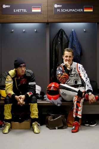 Sebastian Vettel Michael Schumacher  ~Sebastian Vettel (Red Bull) und Michael Schumacher ~ 