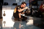 Lotus-Mechaniker bei der Arbeit