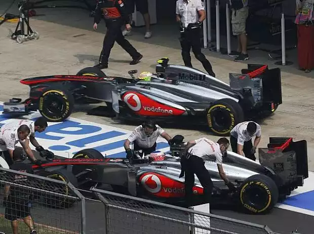 Jenson Button, Sergio Perez Titel-Bild zur News: Jenson Button, Sergio Perez