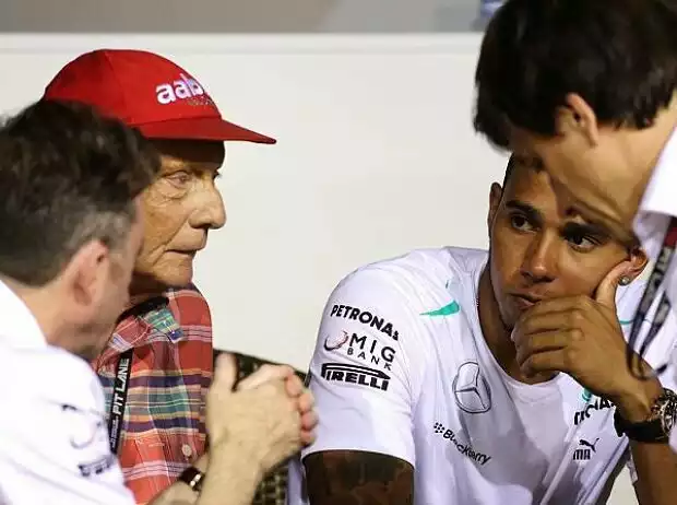 Lewis Hamilton, Toto Wolff Titel-Bild zur News: Lewis Hamilton, Toto Wolff