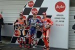 Marc Marquez Jorge Lorenzo und Nicky Hayden 