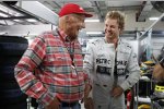 Niki Lauda und Nico Rosberg (Mercedes)