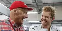 Niki Lauda und Nico Rosberg