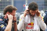 Mark Webber (Red Bull) und Christian Horner 