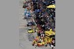 Action in der Pitlane von Martinsville