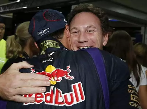 Sebastian Vettel, Christian Horner Titel-Bild zur News: Sebastian Vettel, Christian Horner