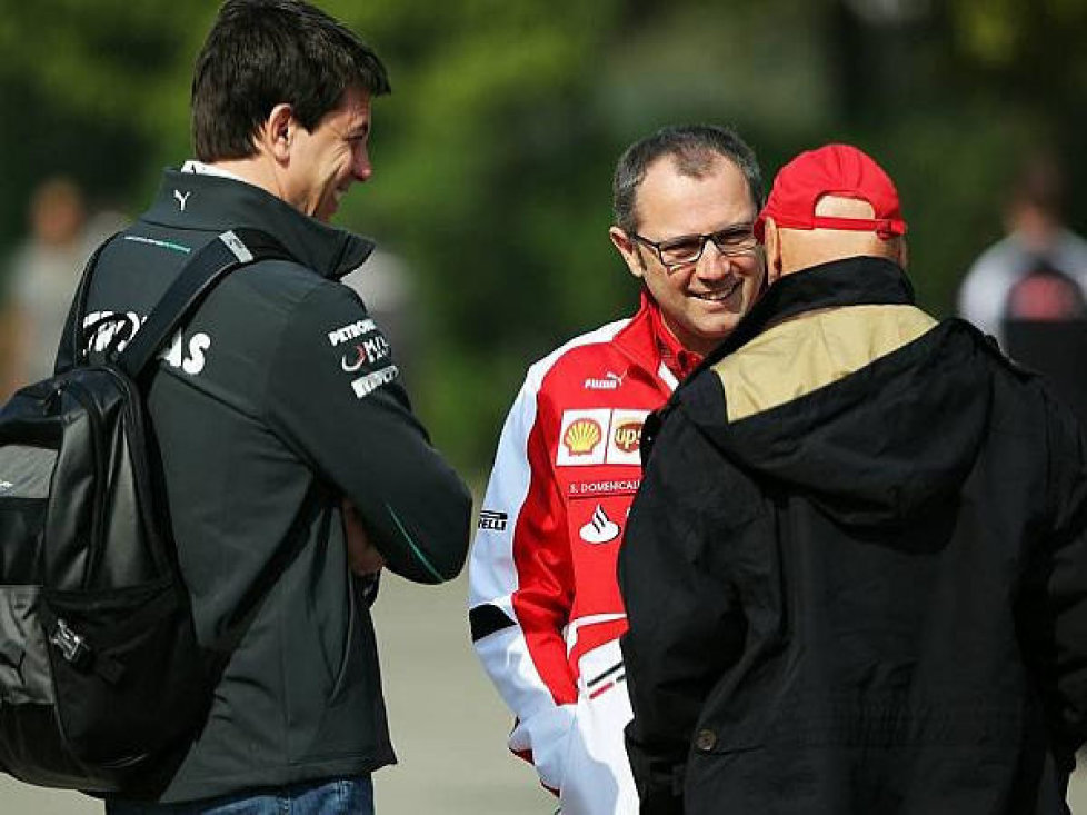 Toto Wolff, Stefano Domenicali