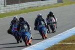 Alex Marquez vor Maverick Vinales und Alex Rins 