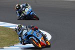 Alex Rins vor Alex Marquez 