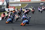 Alex Rins vor Marc Marquez 