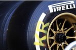 Pirelli-Reifen von Kimi Räikkönen (Lotus) 