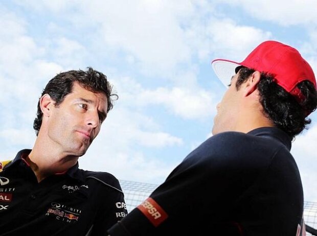 Titel-Bild zur News: Mark Webber, Daniel Ricciardo