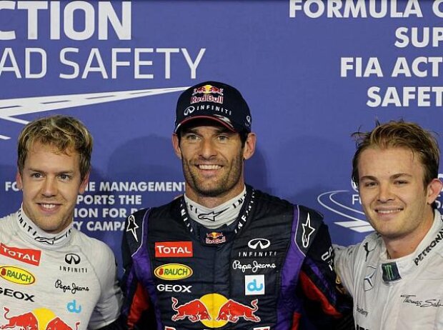 Titel-Bild zur News: Sebastian Vettel, Mark Webber, Nico Rosberg