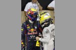 Mark Webber (Red Bull) und Nico Rosberg (Mercedes) 