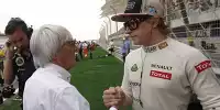 Kimi Räikkönen, Bernie Ecclestone