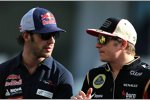 Kimi Räikkönen (Lotus) und Jean-Eric Vergne (Toro Rosso) 