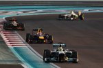 Nico Rosberg (Mercedes) fuhr in Abu Dhabi auf das Podest