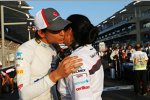 Esteban Gutierrez (Sauber) und Monisha Kaltenborn 