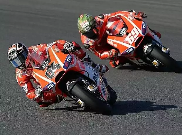 Andrea Dovizioso, Nicky Hayden Titel-Bild zur News: Andrea Dovizioso, Nicky Hayden