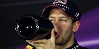 Bild zum Inhalt: Vettels Feiermarathon: "Um halb fünf gingen die Lichter an"