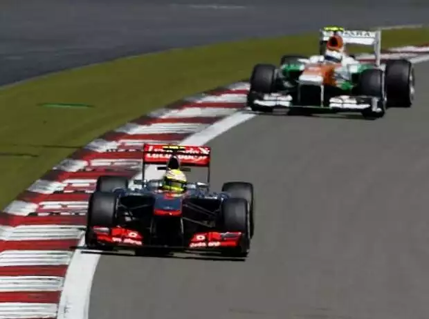 Adrian Sutil, Sergio Perez Titel-Bild zur News: Adrian Sutil, Sergio Perez