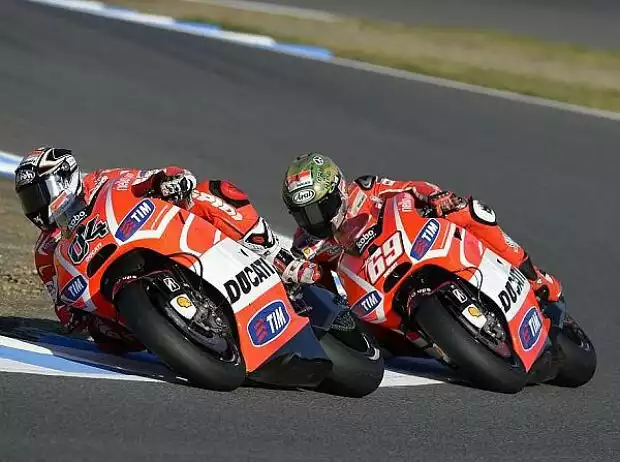 Andrea Dovizioso, Nicky Hayden Titel-Bild zur News: Andrea Dovizioso, Nicky Hayden