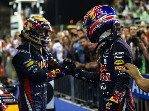 Titel-Bild zur News: Sebastian Vettel, Mark Webber