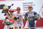 Daniel Pedrosa , Marc Marquez und Jorge Lorenzo