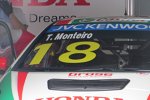 Tiago Monteiro (Honda) mit experimenteller (vergrößerter) Startnummer