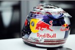 Der Helm von Sebastian Vettel (Red Bull) 
