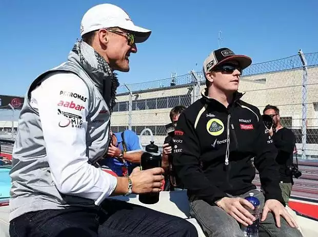 Michael Schumacher, Kimi Räikkönen Titel-Bild zur News: Michael Schumacher, Kimi Räikkönen