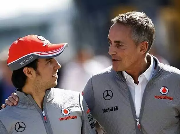 Sergio Perez, Martin Whitmarsh Titel-Bild zur News: Sergio Perez, Martin Whitmarsh