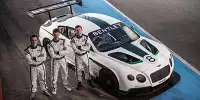 Bild zum Inhalt: Very british: Smith, Kane und Meyrick fahren für Bentley